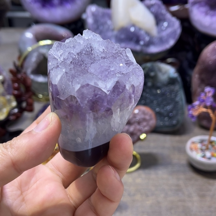 紫晶摆件未镶嵌摆件