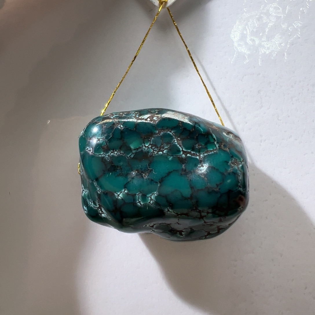 绿松石未镶嵌挂件