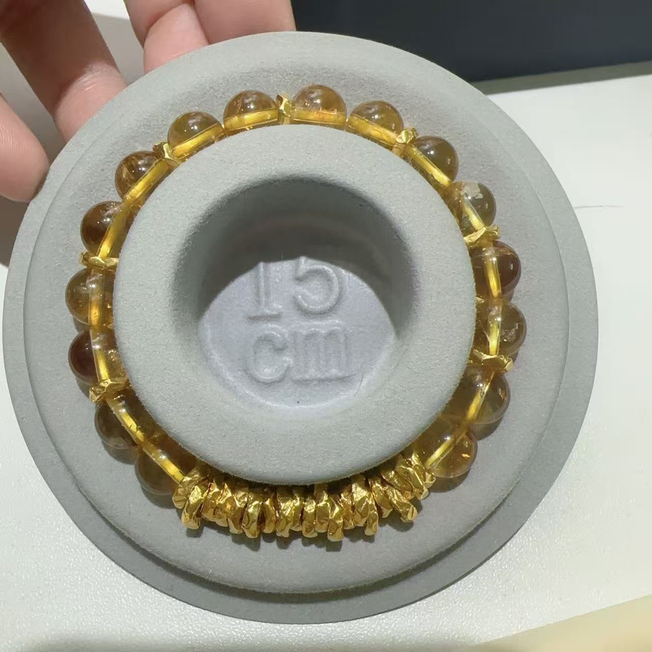 黄塔晶足金999盘缠手链百搭款