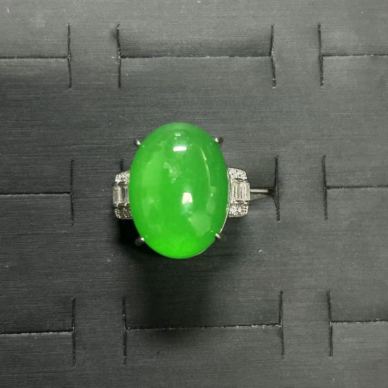 手链 绿翠色蛋面戒指饰品