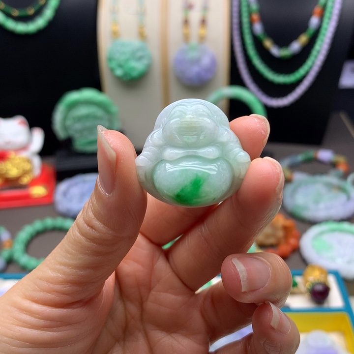 翡翠未镶嵌颈饰翡翠佛公