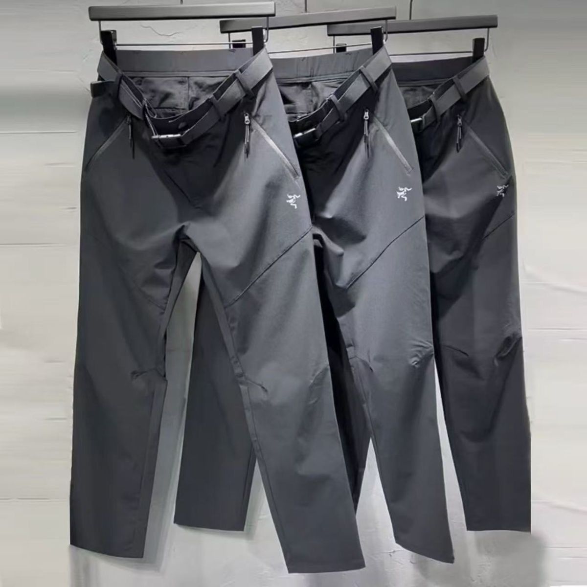 【鸟家始祖】新款秋季男士冲锋裤速干防风户外软壳休闲裤直筒长裤