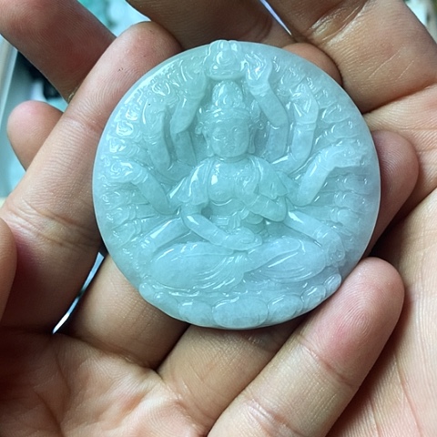 翡翠未镶嵌颈饰天然缅甸翡翠a货