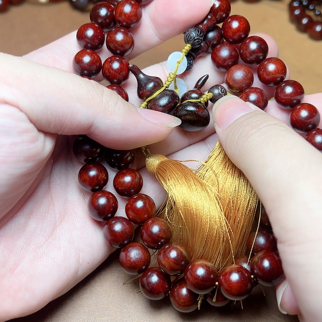 小叶紫檀手串/手链12泥料手持