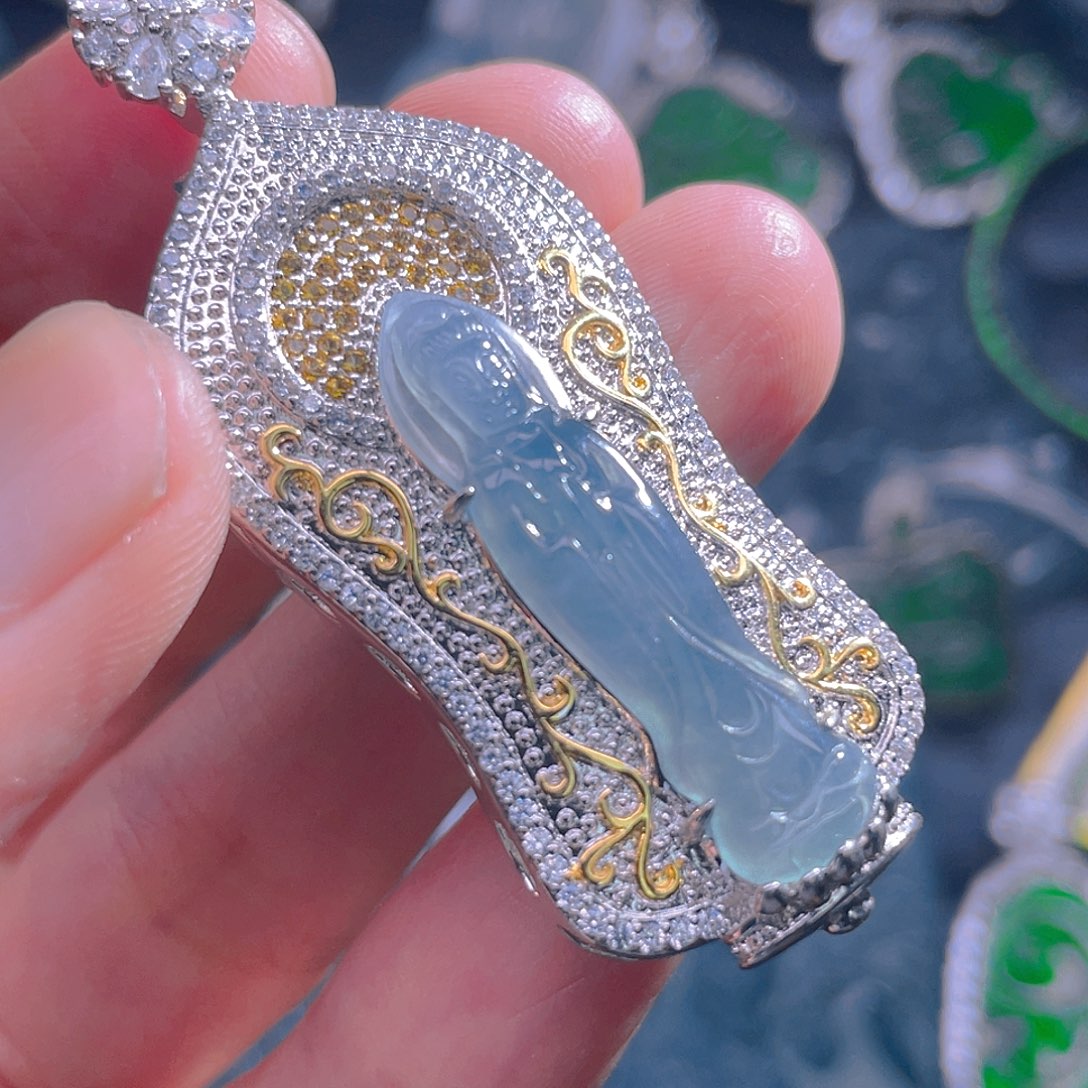 颈饰未镶嵌翡翠翡翠