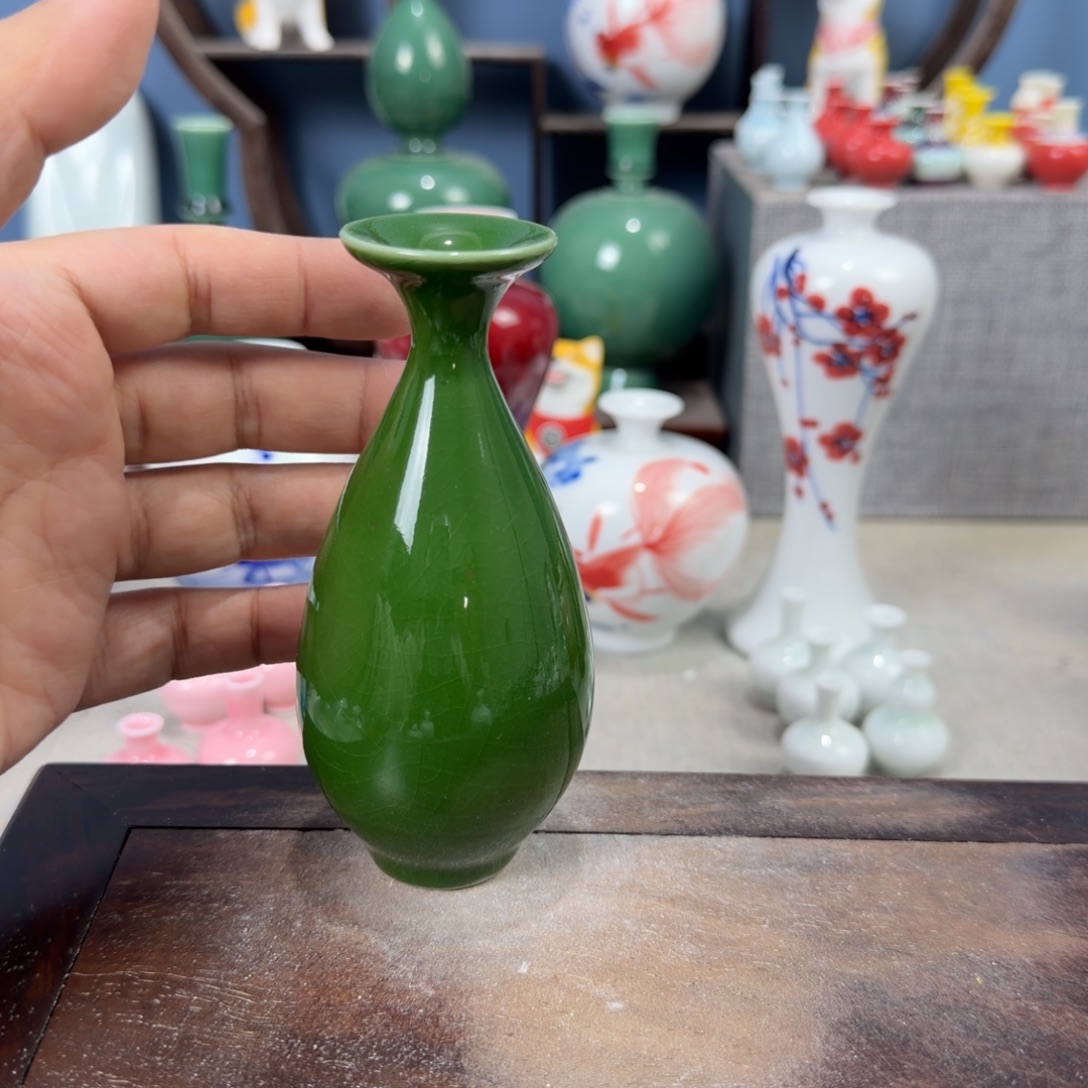 陶瓷手工小花器摆件