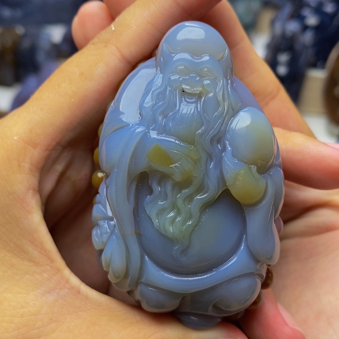 未镶嵌手把件玛瑙/玉髓