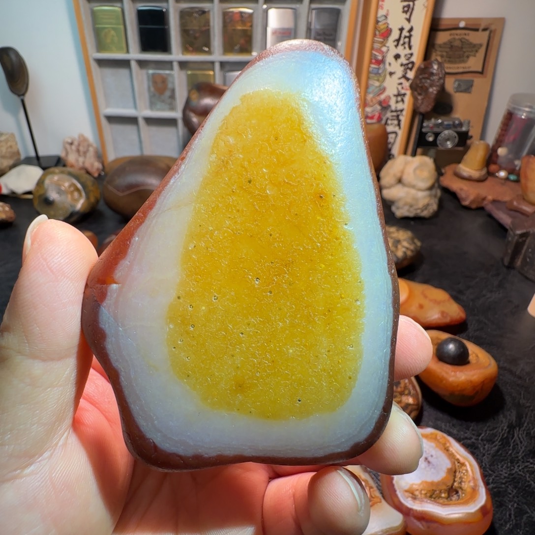 石材马料原石 俏色平板
