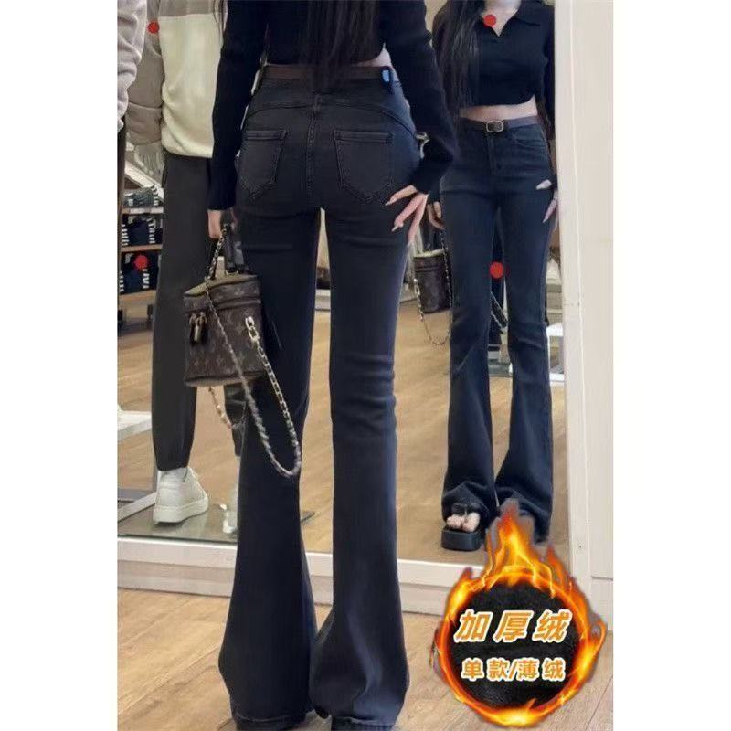 加绒加厚牛仔裤231242