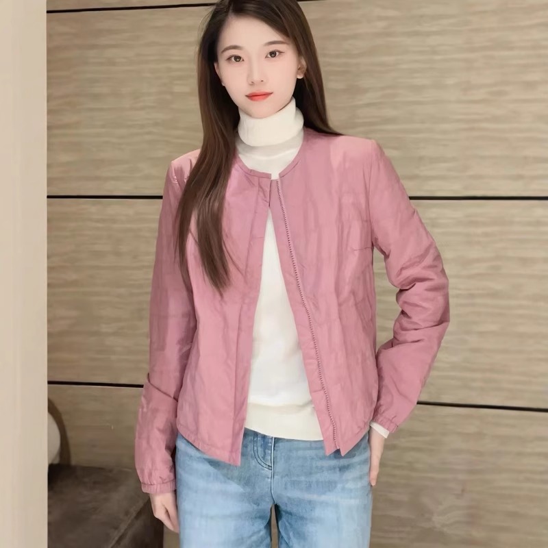 【专柜品质】春秋百搭气质新款棉衣新雪丽棉服短款外套女540048
