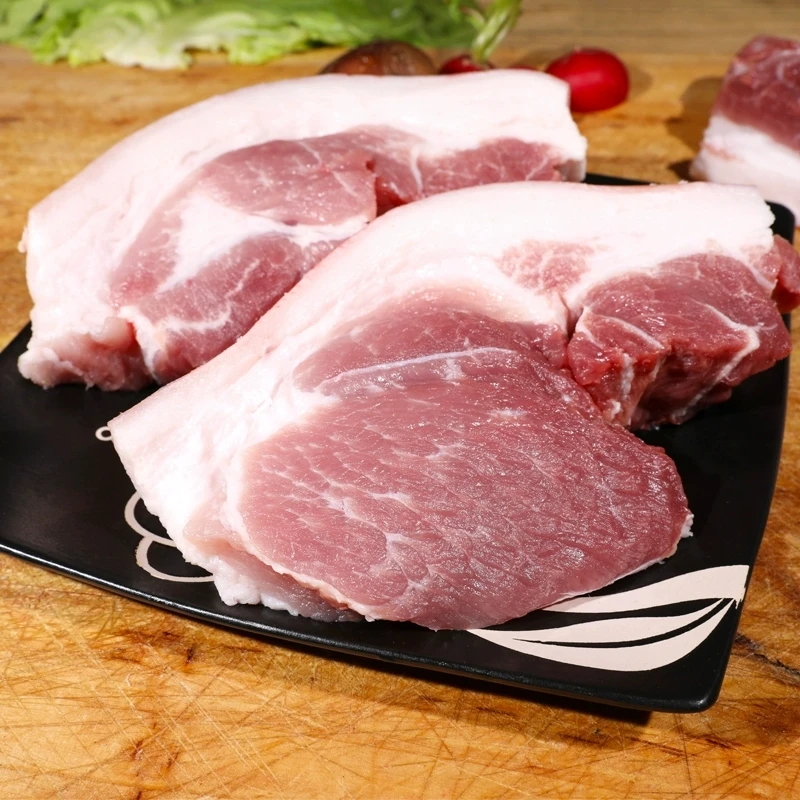 【苏食】农场猪带皮前腿肉250g*4盒自养农场新鲜宰杀猪腿肉鲜嫩爆炒