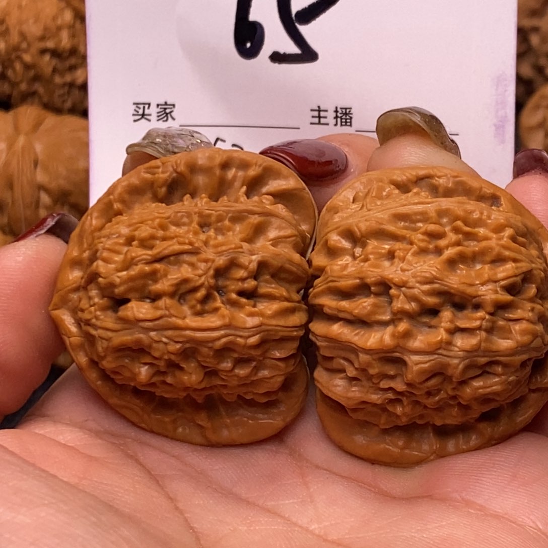 桃核吊坠白狮子39有修s