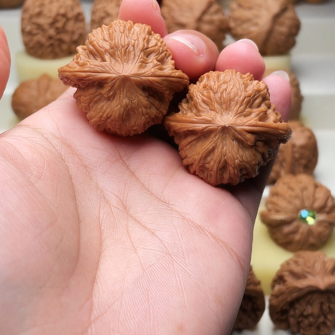 吊坠文玩核桃枫*?磨盘39