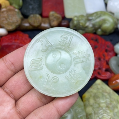 蛇纹石玉颈饰未镶嵌122