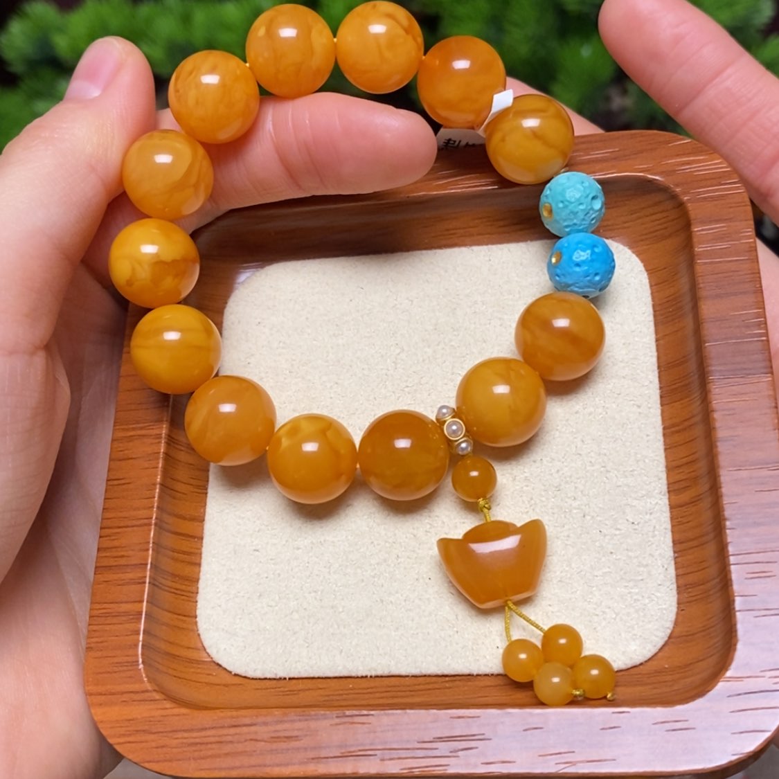 【闪购商品】手链蜜蜡未镶嵌手串定制11➕