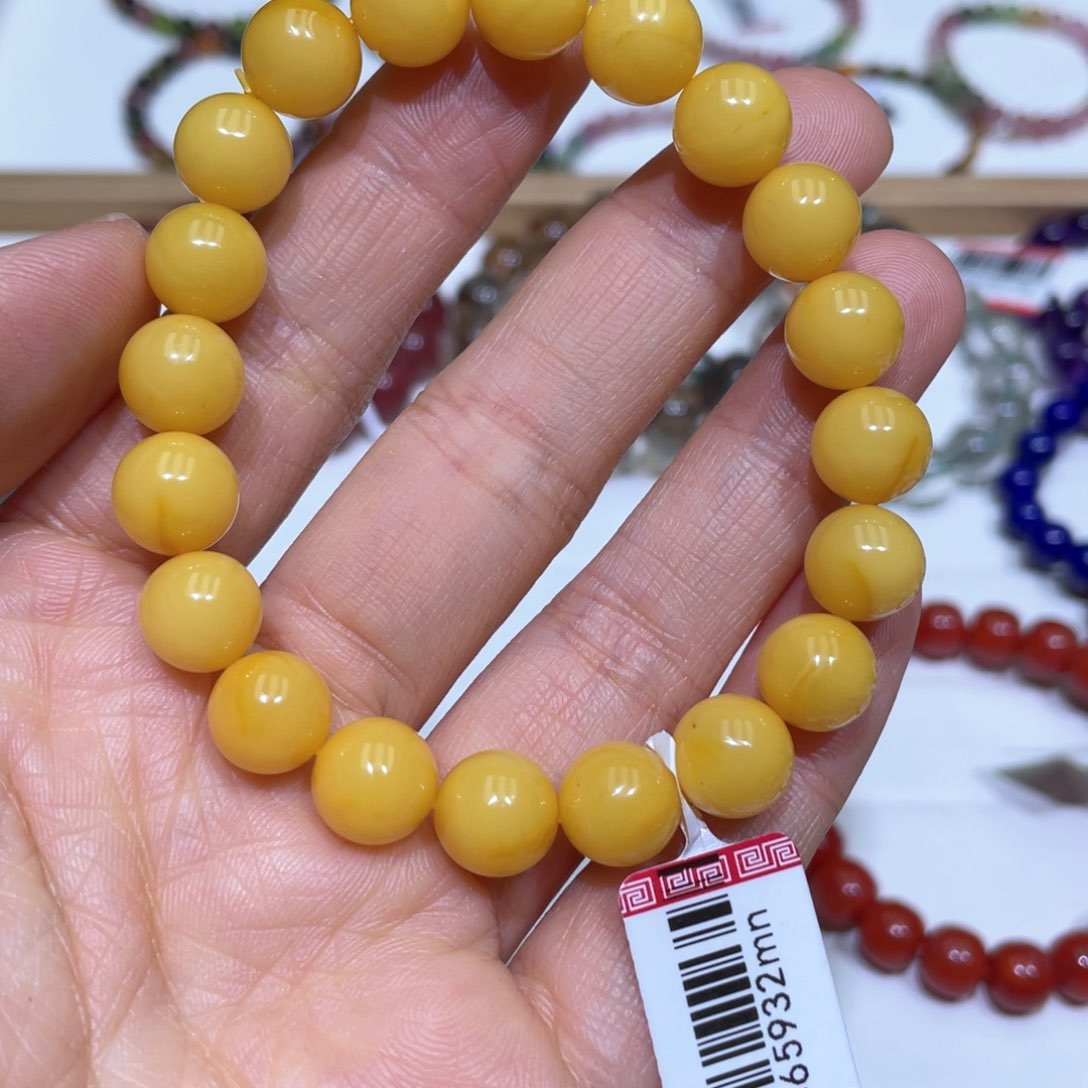 蜜蜡手链未镶嵌手串