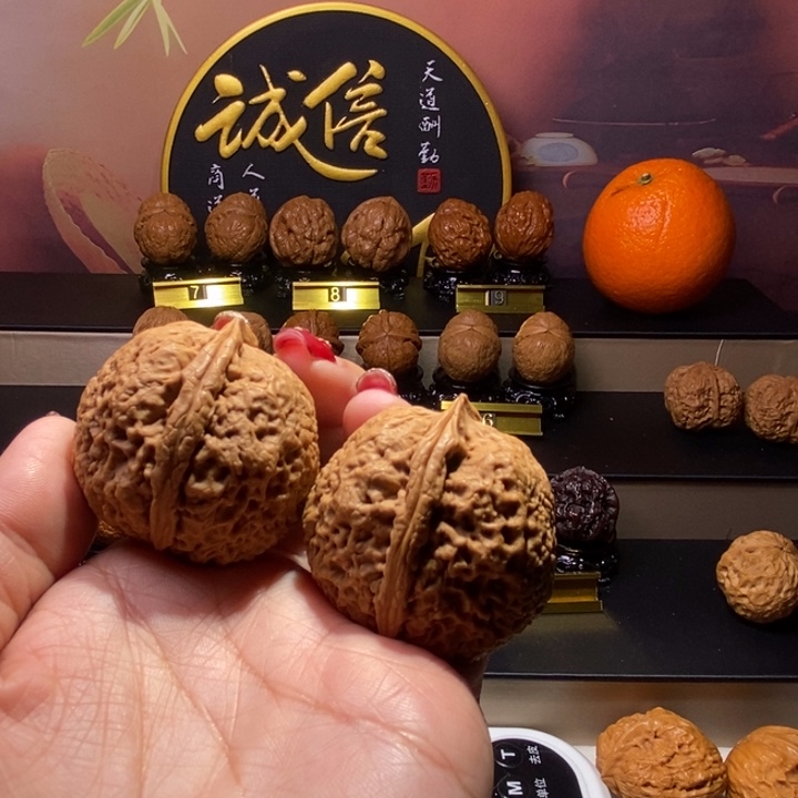 文玩核桃把件陈*明铁狮子43尺