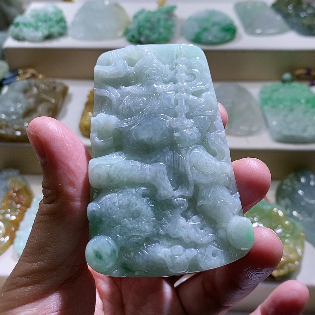 【闪购商品】翡翠颈饰未镶嵌赵公明