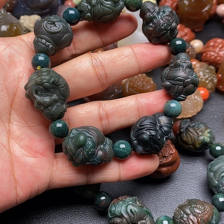 石英质玉手链未镶嵌L****～