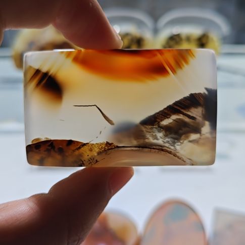 玛瑙/玉髓未镶嵌吊坠(不含链)6号