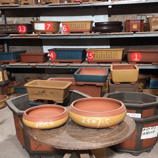 紫砂紫砂花盆包邮