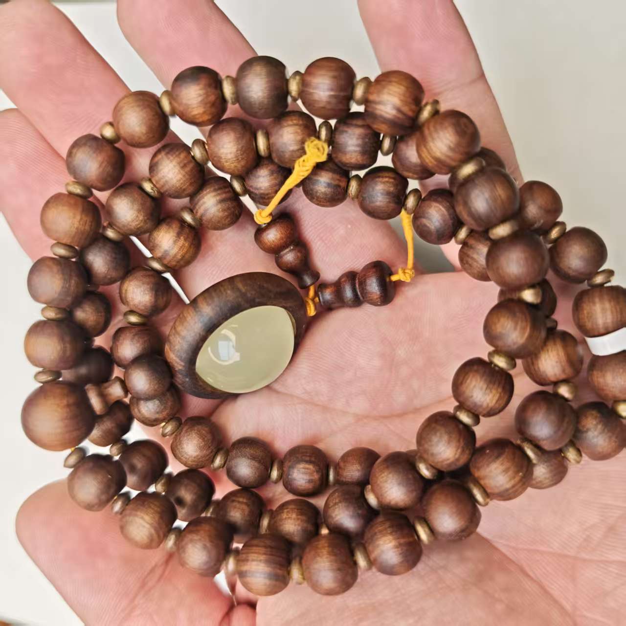 黄花梨项链男女款