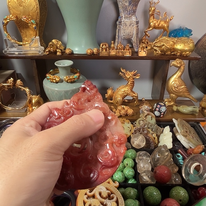 合***群玛瑙/玉髓未镶嵌颈饰