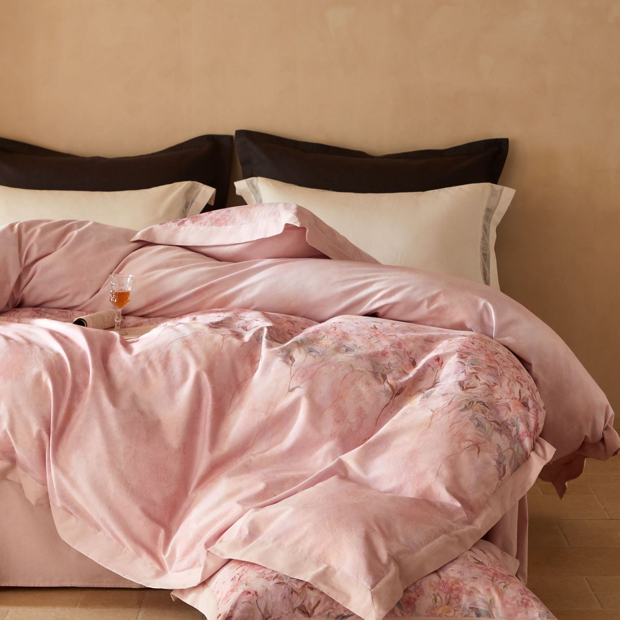 【贤公子】MN/慕奈  十里蔷薇/全棉/数码印设计/宽边工艺/四件套