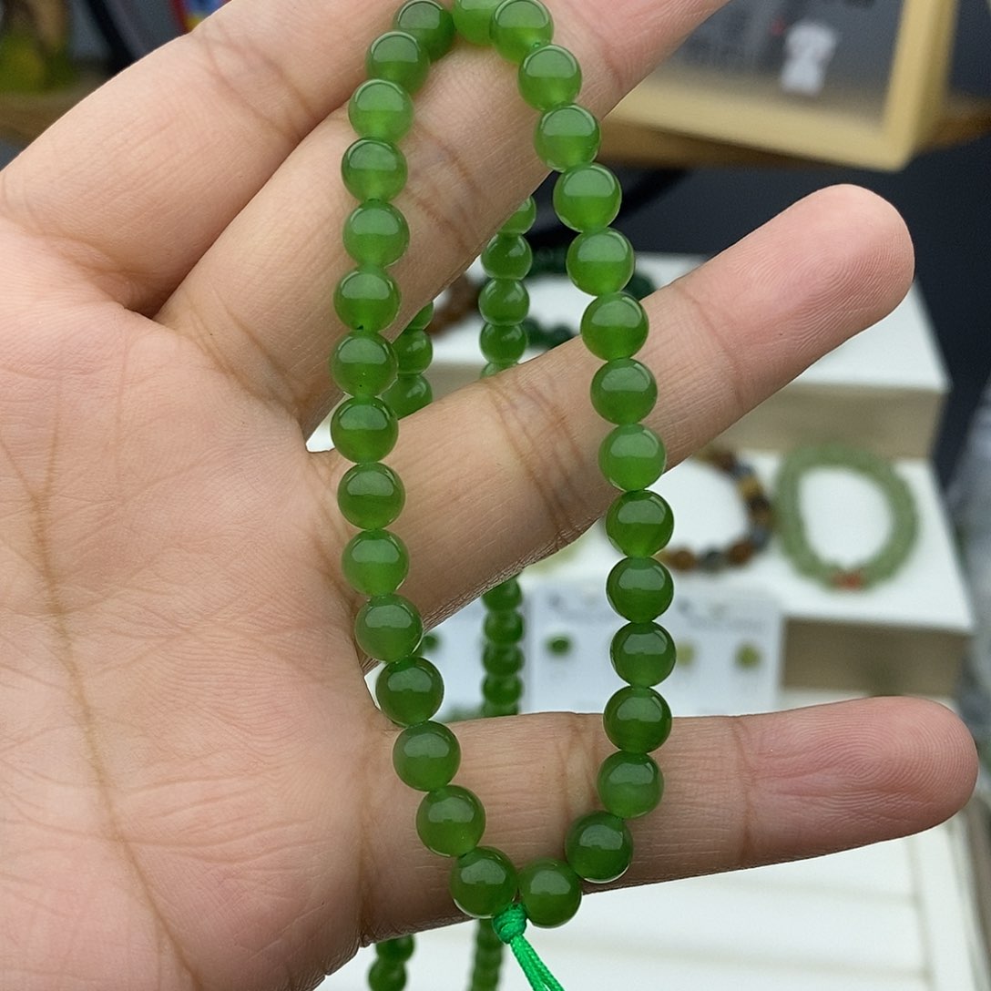 和田玉手链未镶嵌L**。