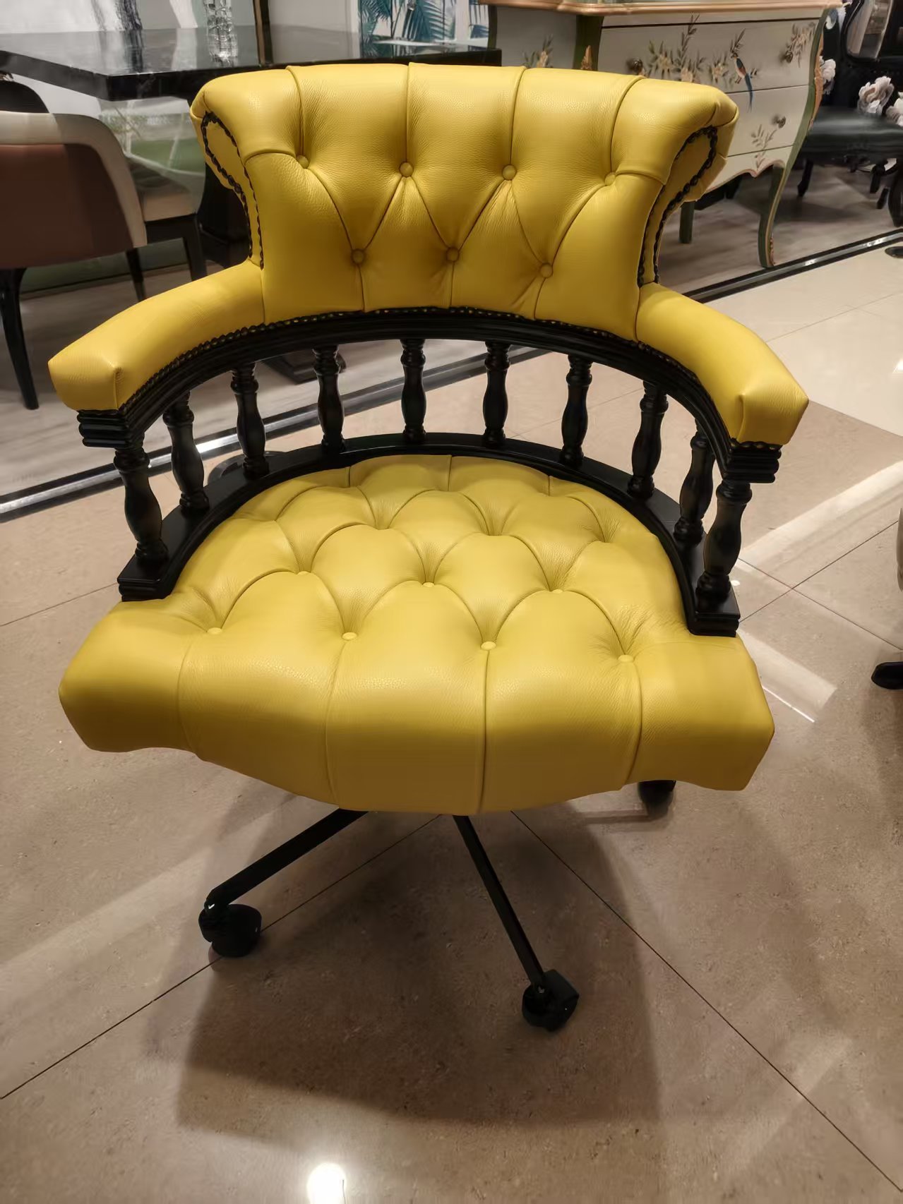 【欧美外单】黄色船长椅