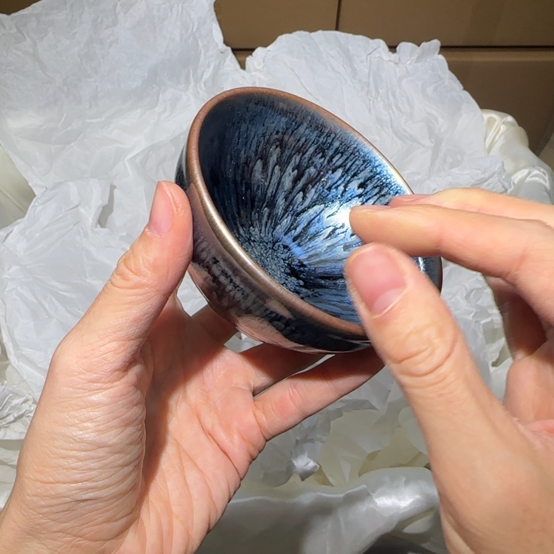 茶盏微瑕建盏，介意勿拍