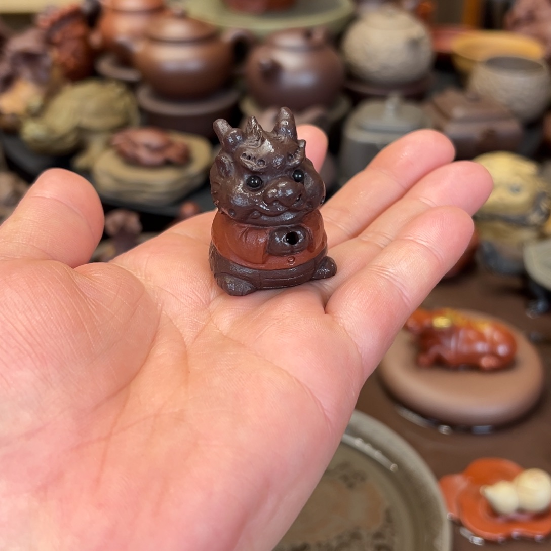 茶宠紫砂紫砂茶宠 微瑕