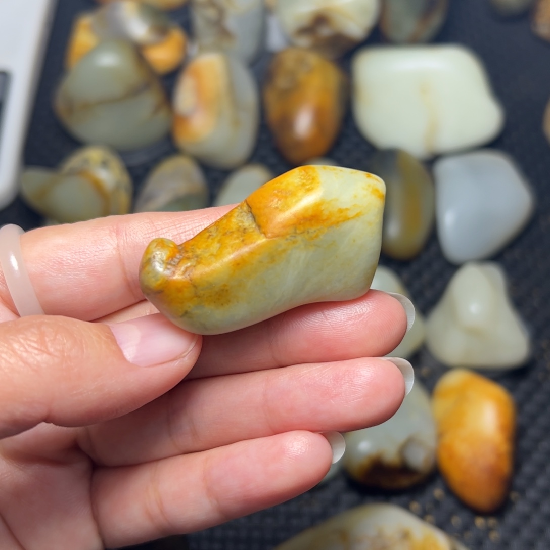 和田玉未镶嵌挂件B103