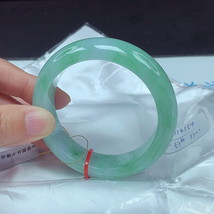 未镶嵌手镯翡翠57圈4554
