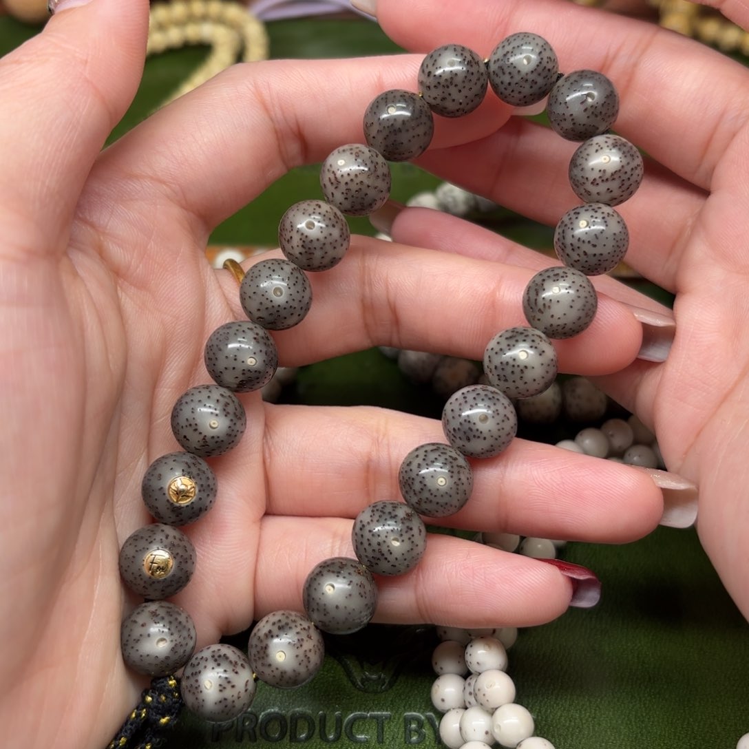 星月菩提手串11圆珠手持❗️糯冰料❗️石玉料❗️