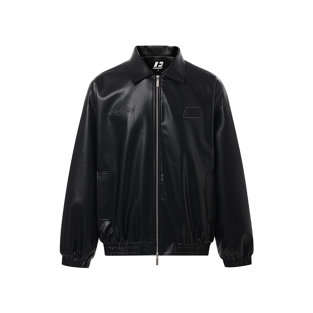 真皮男士商务夹克（微瑕孤品不介意拍）