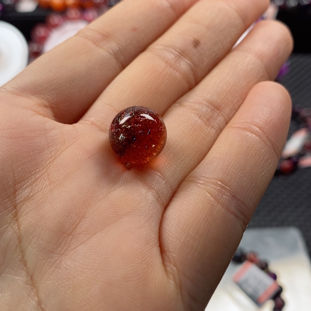 水晶单珠金草莓未镶嵌壹*