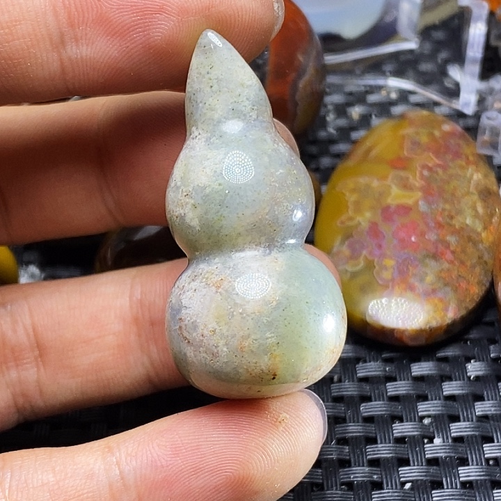 挣***猬玛瑙/玉髓未镶嵌颈饰