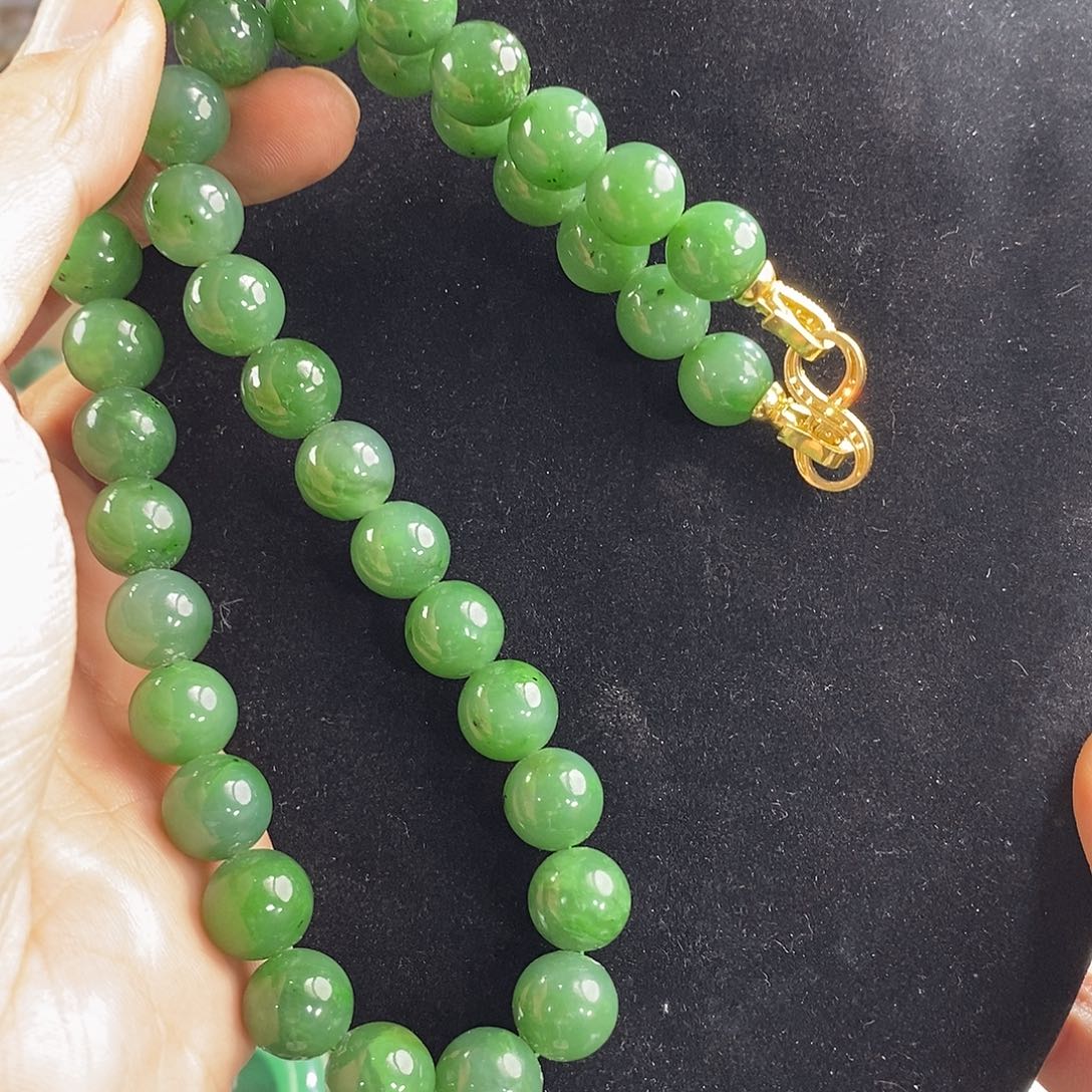 和田玉（碧玉）未镶嵌颈饰卡12