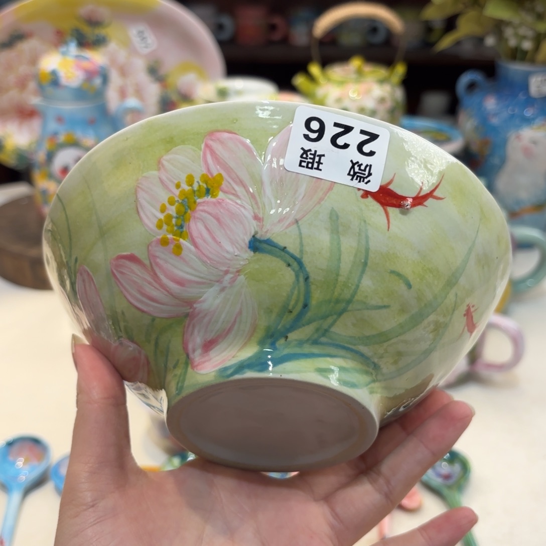 景德镇手绘高温釉下彩陶瓷茶具