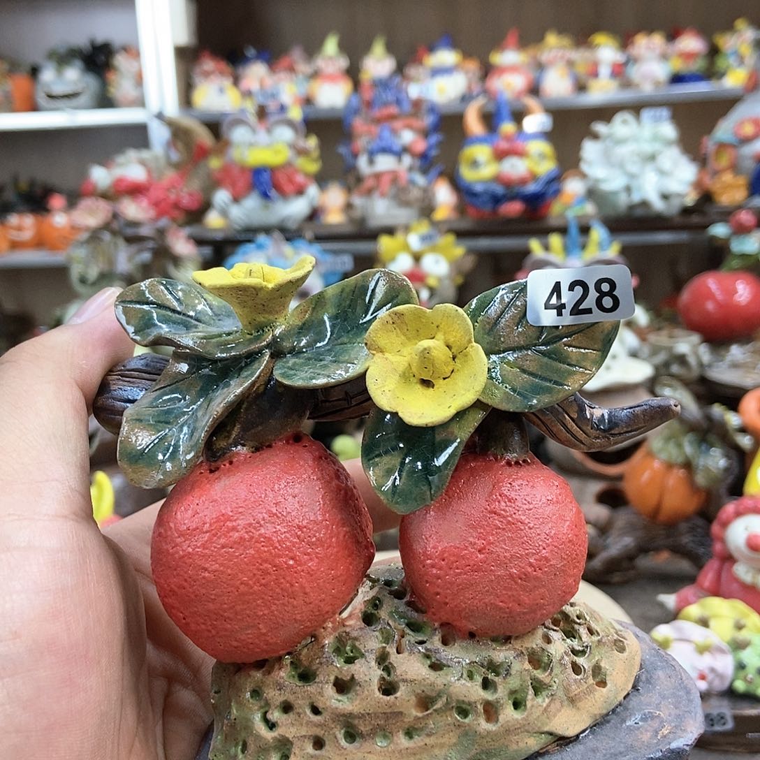 摆件直播间手工陶瓷摆件428