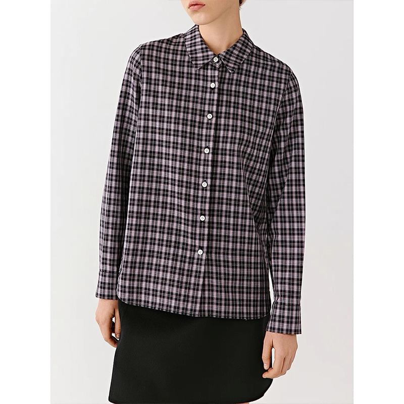 原单非市面货!黑白红棉斜纹衬衫C784