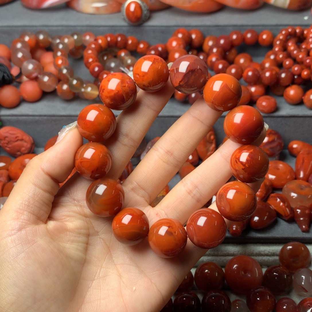 南红玛瑙未镶嵌配饰