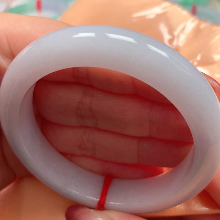 翡翠手镯未镶嵌46白月光