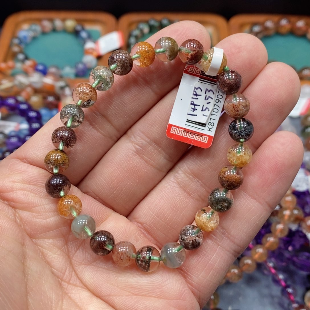 水晶手串未镶嵌天然