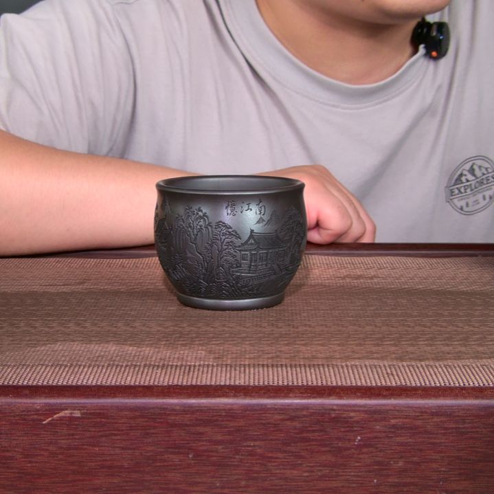 茶杯紫砂高货放漏