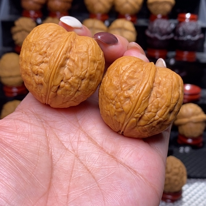 文玩核桃把件寿星元宝…………08