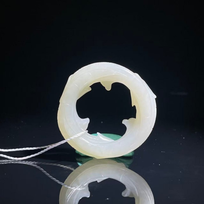 《清代》和田玉玉环 山东国营文物商店25121701720-11667