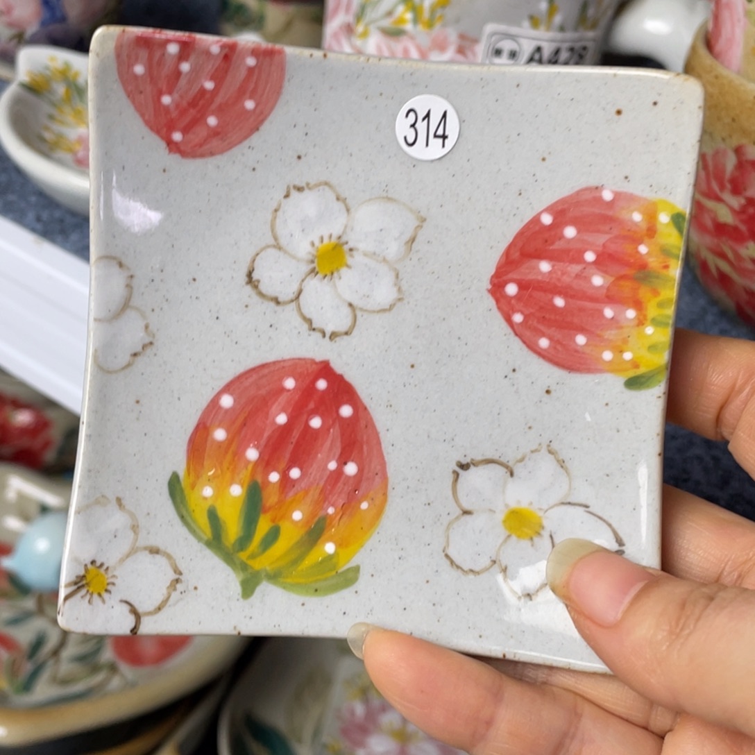 小碟景德镇高温陶瓷口径9