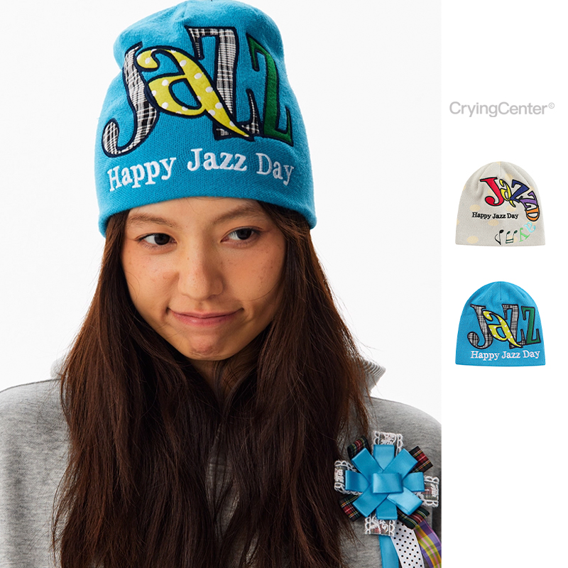 Crying center/哭喊中心JazzDay多色刺绣提花拼接重工造型冷帽